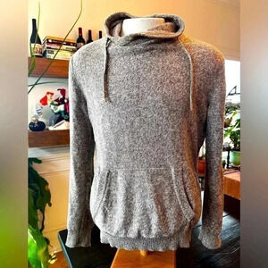 American rag lightweight sweater with half hood large